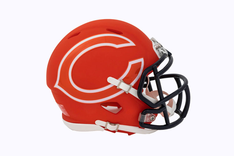 Chicago Bears Speed Mini Helmet Orange With White 'C'